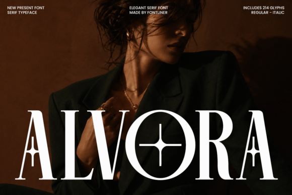 Alvora: Elevating Premium Branding with a Modern Serif