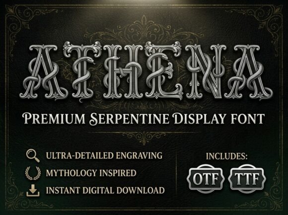 Athena: A Display Font for Bold Statements