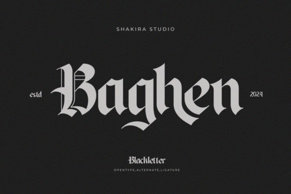 Baghen: A Journey into Old English Blackletter Charm