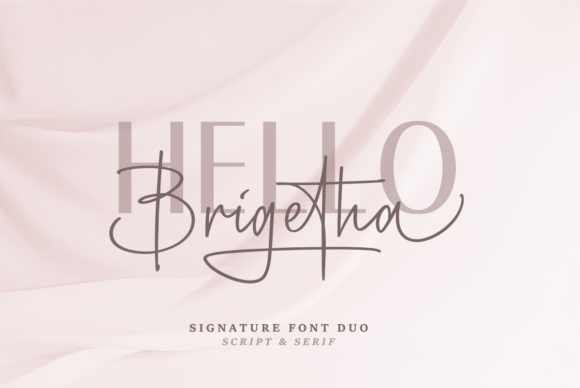 Brigetha: A Font Pairing for Timeless Design