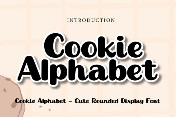 Cookie Alphabet: The Cozy Display Font for Warm Brands