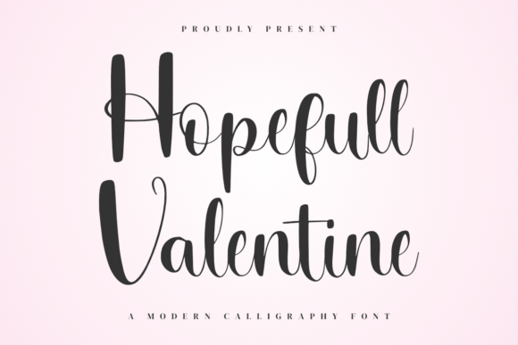 Hopefull Valentine: A Script Font for Elegant Design