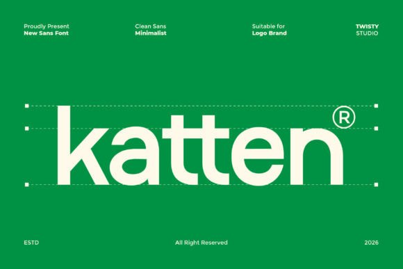 Katten: The Sans Serif for Modern Simplicity