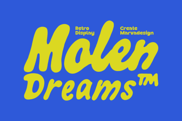 Molen Dream: A Playful Typeface for Bold Branding