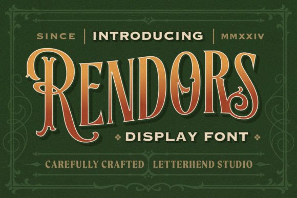 Ronders Typeface: Vintage Charm Meets Modern Strength