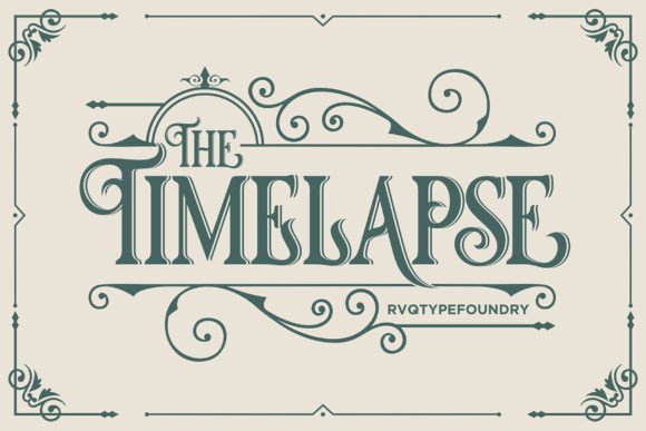 Timelapse: Bold Blackletter for Modern Brands