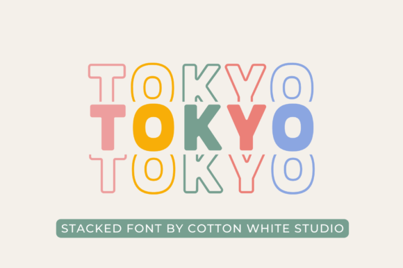 Tokyo: The Bold and Glowing Typeface for Modern Design
