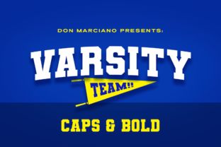 Varsity Team: A Bold Typeface for Lasting Impression